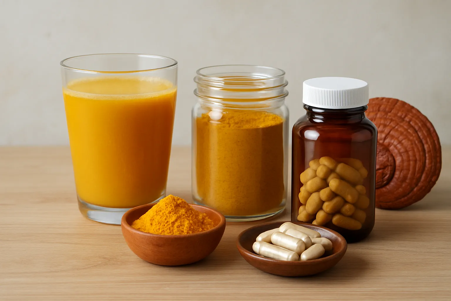 Maximizing Health Benefits: A Guide to Sourcing Organic Turmeric Drinks and Reishi Mushroom Capsules for Your Business